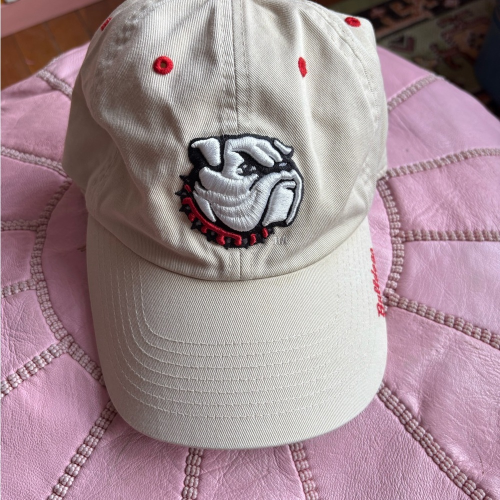 Khaki UGA University of Georgia Bulldogs Dad Cap